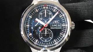 IWC GST Rattrapante Split Second Automatic Chronograph Stainless Steel ref3715018 Function Testing [upl. by Dodge]