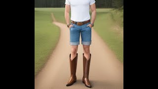 Mens Style Guide Can Guys Wear Cowboy Boots with Shorts [upl. by Alin]