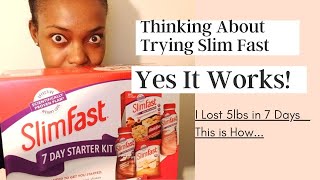 Week 2  7 Day Slim Fast Diet  Real Results on The 7 Day Starter Kit [upl. by Adien]