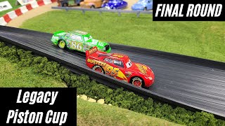 Lightning McQueen Races for a Piston Cup  Disney Pixar Cars Legacy Piston Cup Racing  Compilation [upl. by Bailie]