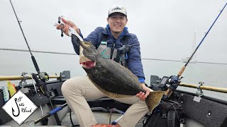 Battling Rough Seas for Half Moon Bay Halibut [upl. by Irim818]