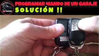 🅿️Programar mando de un garaje Solución [upl. by Jacie325]