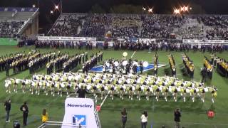 Commack HS Marching Band amp Kickline at Hofstra Univ 2013 [upl. by Aztinay708]