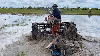 Tractor Kubota RT 140 DITractor Khmer Farmer [upl. by Elleval]