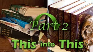 DIY Leather Book Binding Tutorial Part 2 Leather Binding and Cover Art [upl. by Lybis]