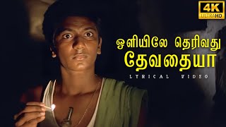 ஒளியிலே தெரிவது தேவதையா பாடல் வரிகள்  அழகி  4K  பார்த்திபன்  இளையராஜா  பழனி பாரதி [upl. by Ennagrom]