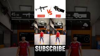 MAC10 VS P90 DAMAGE TEST🥵shortfeedviralshortfreefire [upl. by Mcquoid]