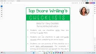 Top Score Writing 6th 8th Grade FL Expository Mini Unit [upl. by Ahselrac]