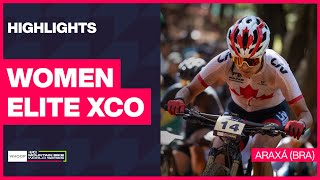 Araxá  Women Elite XCO Highlights  2024 WHOOP UCI Mountain Bike World Cup [upl. by Jade292]