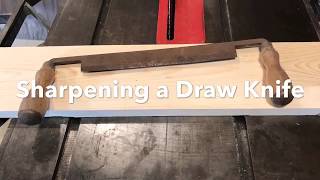 Sharpening a Draw Knife [upl. by Baylor580]