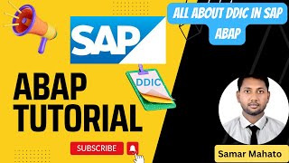 All About DDIC How to create Table using SAP ABAP DDIC sap tutorial abap beginners [upl. by Rhpotsirhc688]