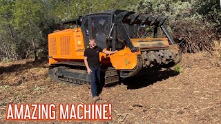 Knocking out a 50 acre mulching job PRIMETECH PT300 [upl. by Ahsatel]