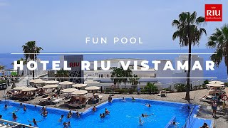 Hotel RIU VISTAMAR  🏨  Puerto Rico Gran Canaria  Fun Pool [upl. by Kela101]