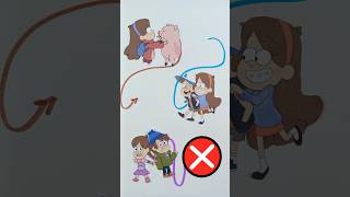 Gravity falls one line connect puzzle game magic art Gravityfalls papercraft [upl. by Hough367]