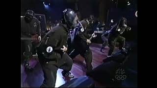 Slipknot  The Heretic Anthem Live At Late Night With Conan OBrien 08102001 HQ [upl. by Arimlede]