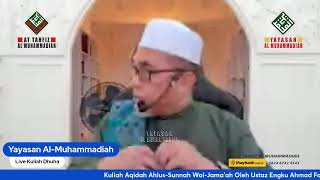 Kuliah Aqidah AhlusSunnah WalJamaah Oleh Ustaz Engku Ahmad Fadzil Pd 4hb Nov 2024 Pukul 900am [upl. by Redyr]