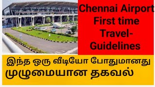 How to travel First Time in Flight from Chennai Airport First time flight guide [upl. by Gregorio]