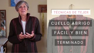 Tejer cuello fácil para abrigo paso a paso 💡 Consejos de Lucila [upl. by Eibbob]