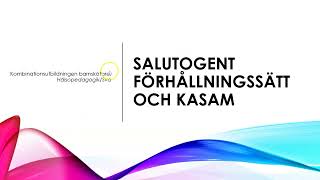 Hälsopedagogik salutogent förhållningssätt och KASAM [upl. by Afatsom]