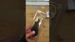 Unboxing the Prime Karambit knife 😮‍💨 valorant valorantclips valorantfunny unboxing [upl. by Clova514]