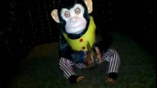 Creepy antique monkey toy with cymbals [upl. by Jonati]