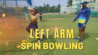 LEFT ARM SPIN BOWLING DRILLS  SPIN BOWLING DRILLS  WILLOW SPORTZ CRICKET ACADEMY [upl. by Idalina]