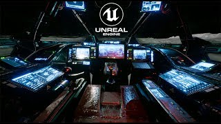 Unreal engine 4 VR SCI FI COCKPIT EXPERIENCE [upl. by Aikyn]