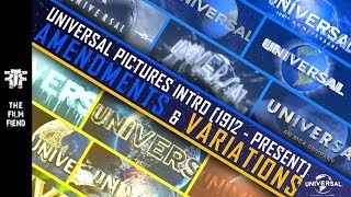 Universal Pictures Intro Amendments amp Variations 1912  2018  The Film Fiend [upl. by Litnahc]