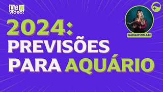 PREVISÕES 2024  SIGNO DE AQUÁRIO e ASCENDENTE EM AQUÁRIO  quotPor essa você não esperavaquot [upl. by Narual]