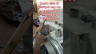 honda click V2 bitak ang crank case hondaclickv2 [upl. by Ayital]