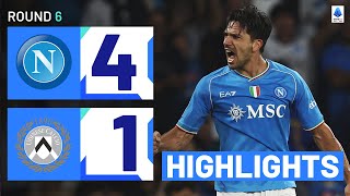 NapoliUdinese 41  Kvara back to scoring ways Goals amp Highlights  Serie A 202324 [upl. by Aydan]