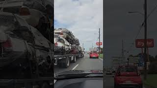 Huge Piles of Recyclable Garbage cars driving recycle garbagetruck shorts 쇼츠 [upl. by Anyotal521]