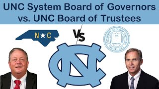 UNC Board of Governors vs Board of Trustees  Is UNC looking at leaving the ACC [upl. by Dorothee207]