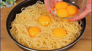 This is how my grandma made spaghetti with eggs The most delicious spaghetti recipe in minutes [upl. by Zara]