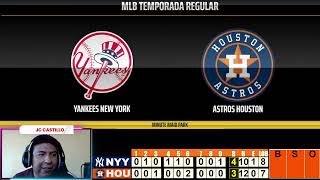 NEW YORK YANKEES VENCE A LOS HOUSTON ASTROS  NUMEROS FINALES [upl. by Eirojam]