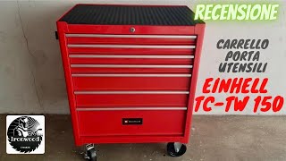 Carrello porta utensili 7 cassetti Einhell TCTW 150 [upl. by Aliekahs]