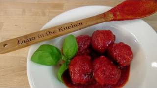 How to Make Homemade Italian Meatballs from Scratch  by Laura Vitale  Laura in the Kitchen Ep 85 [upl. by Filahk]