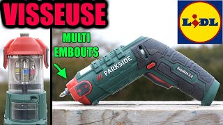 LIDL visseuse multiembouts PARKSIDE RAPIDFIRE 22 vs TEECPO HYCHIKA pour meuble IKEA leroy merlin [upl. by Rodrick740]