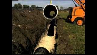 HDPE Pipe Installation Trench Preparation Part 1 [upl. by Stclair]