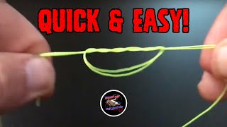 How to Tie a Surgeons Knot  How to Tie Two Lines Together  Best Fishing Knots  Fishing Tutorial [upl. by Gnoud]