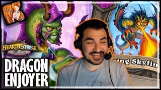 SHUDDERWOCK IS A DRAGON ENJOYER  Hearthstone Battlegrounds [upl. by Ylrehs]