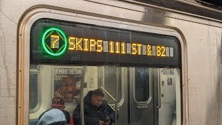 NYC Subway R188s 75017510  7928 on the 7 Line LED Test Consist [upl. by Hughie]