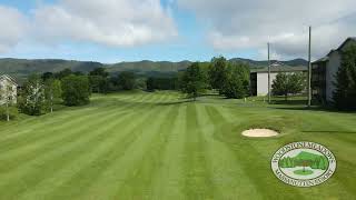 Massanutten Resort Woodstone Meadows Hole 18 Aerial View [upl. by Noneek934]