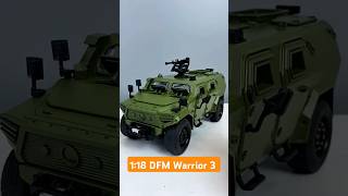 118 DFM Warrior 3 OffRoad Military Vehicle Diecast Model  AllTerrain Protective Model Car [upl. by Carmen]