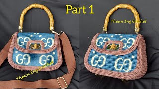 Gucci bag handmade part 1 [upl. by Ellezaj]