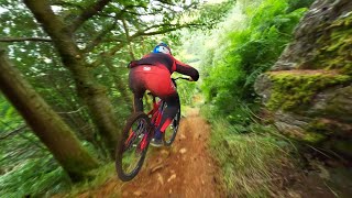 Worlds Best FPV Drone Shot extreme mountain biking [upl. by Yael]