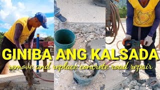 PREPARING SCALING FOR REPAIR ROADS [upl. by Sayres256]