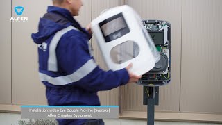 Installationsvideo Eve Double Proline Svenska  Alfen Charging Equipment [upl. by Harat]