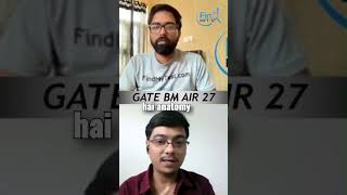 GATE Topper On Important Topics For GATE gateexam gate topper biomedicalengineering btech iit [upl. by Packer]