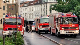 Feuerwehreinsatz am Bonner Stadthaus nach Starkregen am 180524 [upl. by Mathia500]